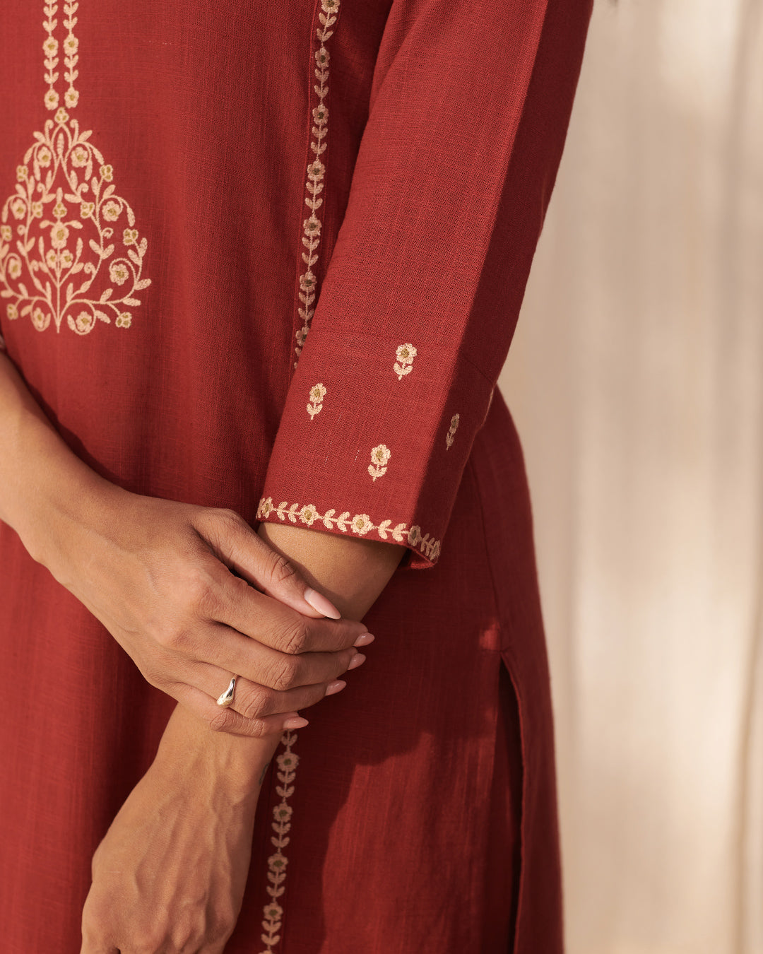 Mehraab Alya Alta Red Kurta
