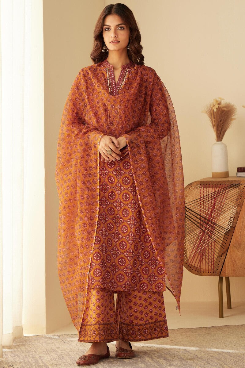 Gauhar Nikhat Sanganeri Dupatta