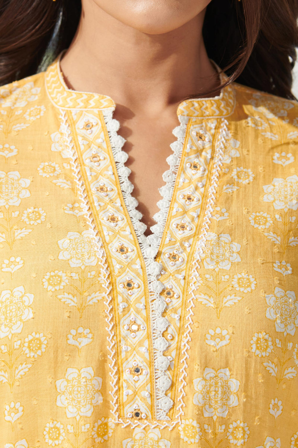 Gulbahar Pariza Sanganeri Kurta