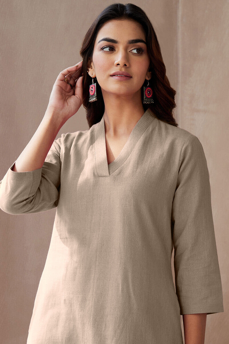 Roza Seher Grey Kurta