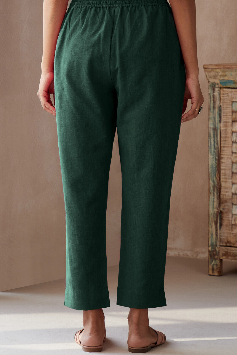 Roza Seher Jade Green Narrow Pants