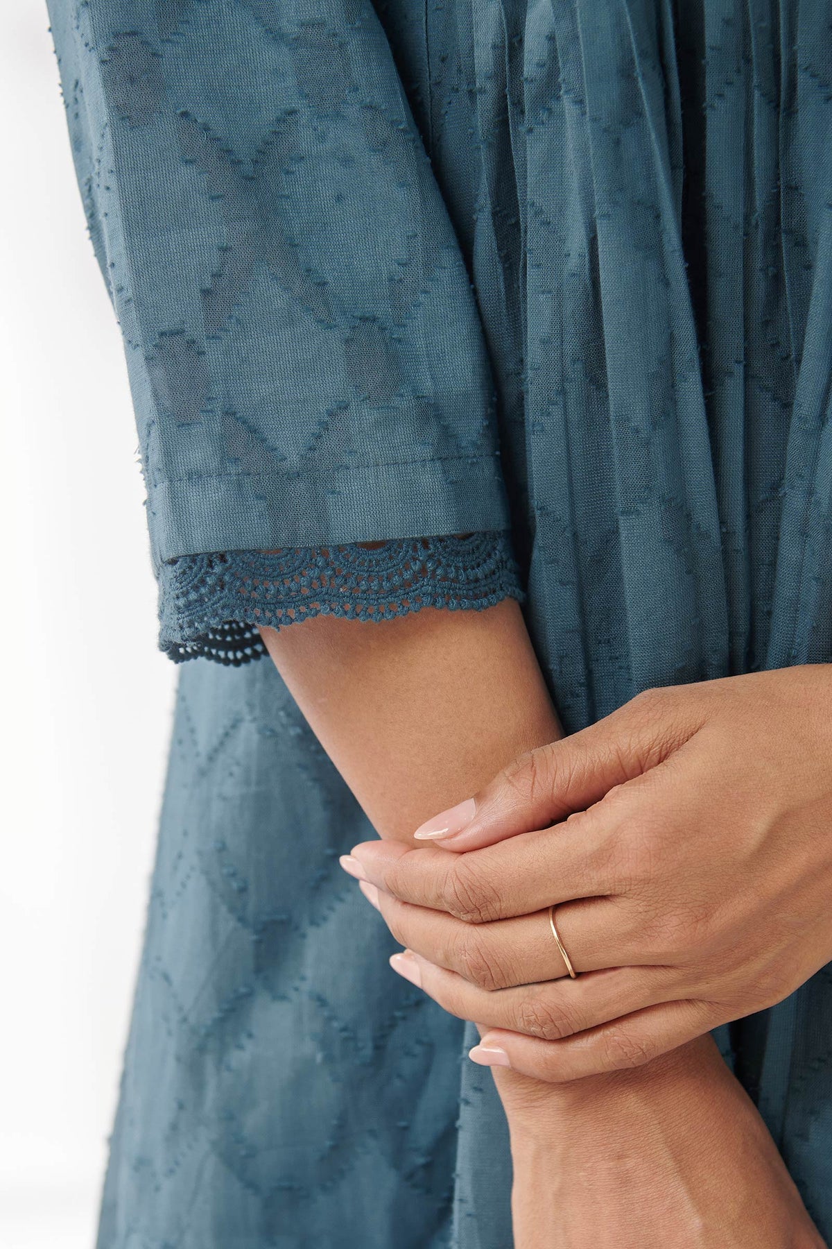 Roza Tasnim Blue Kurta