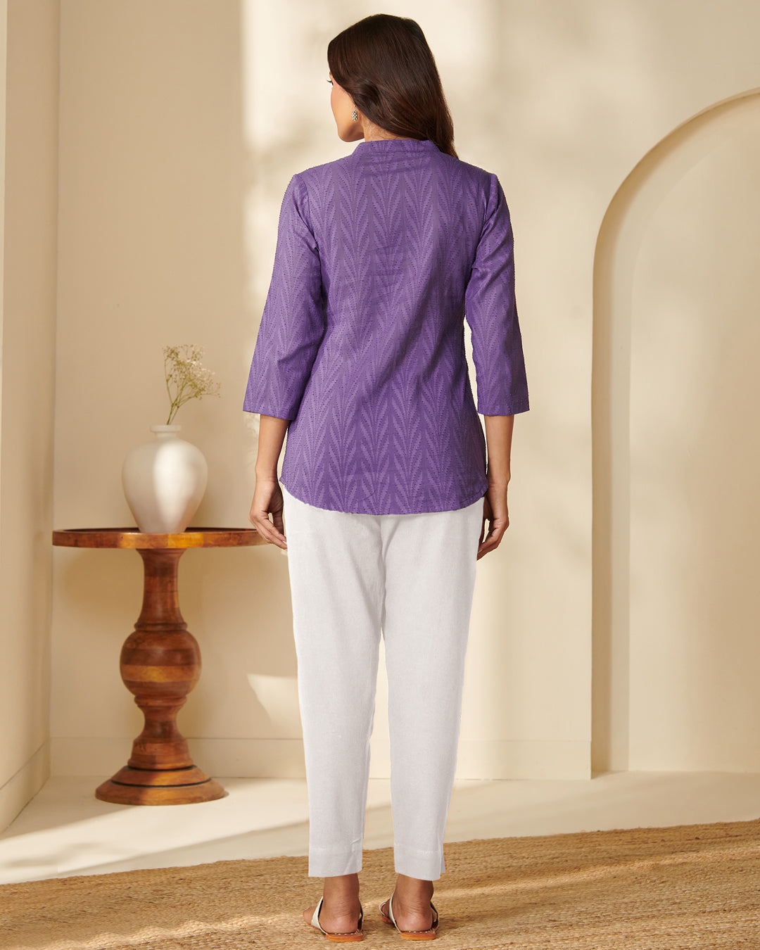 Roza Kaynat Purple Top