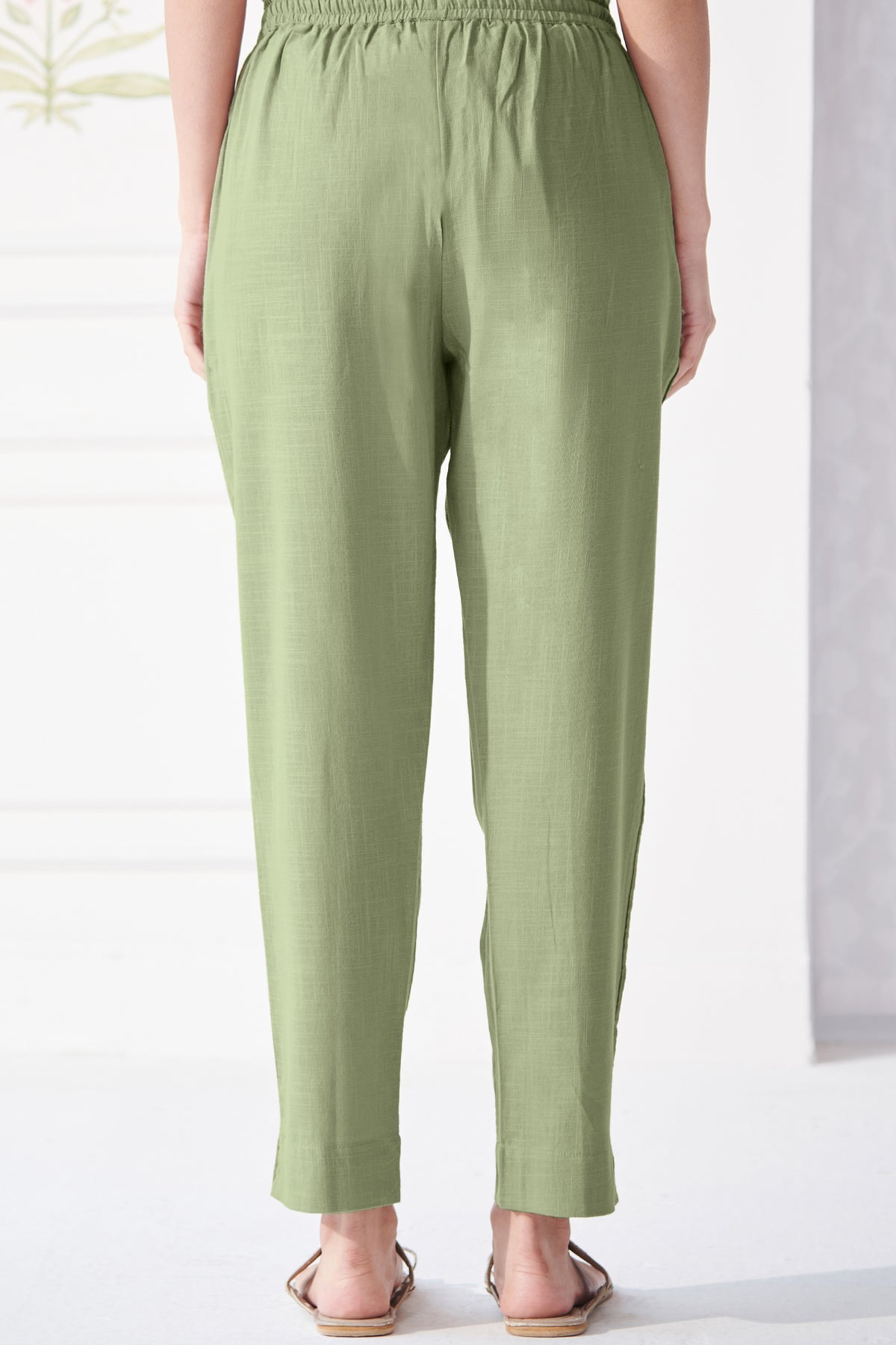 Roza Alia Green Narrow Pants