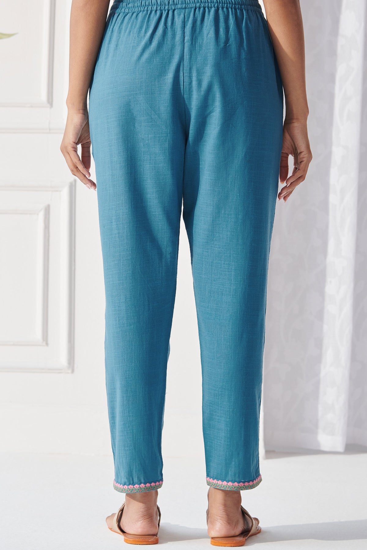 Mehraab Alisha Blue Narrow Pants