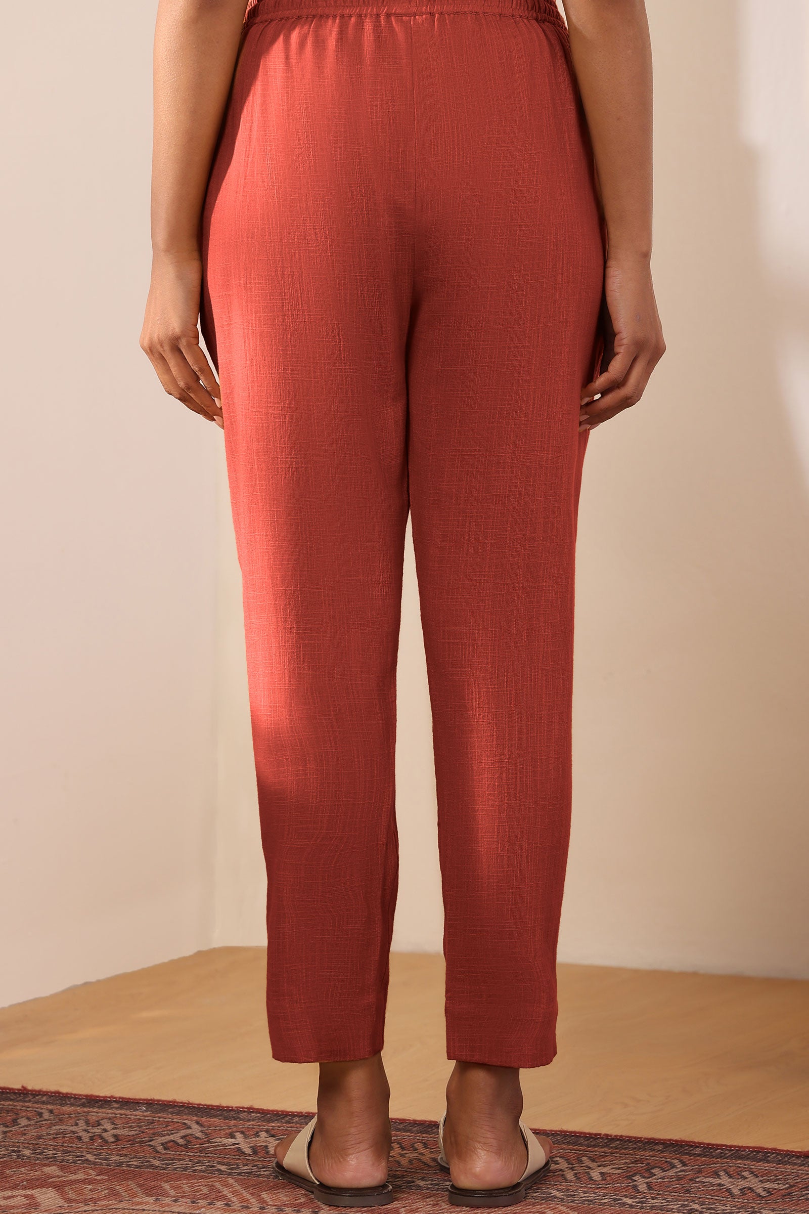 Surplus: Roza Naima Rust Narrow Pants