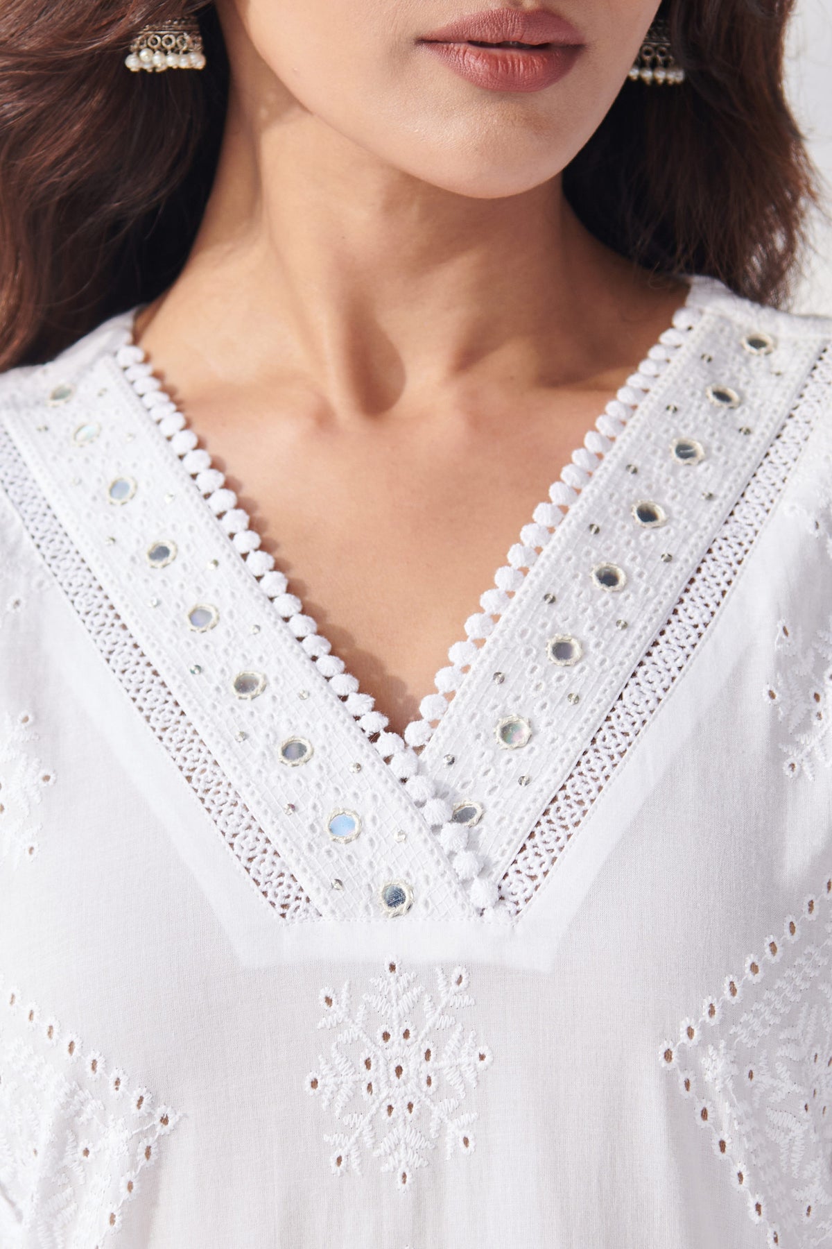Mumtaz Tasnim White Kurta