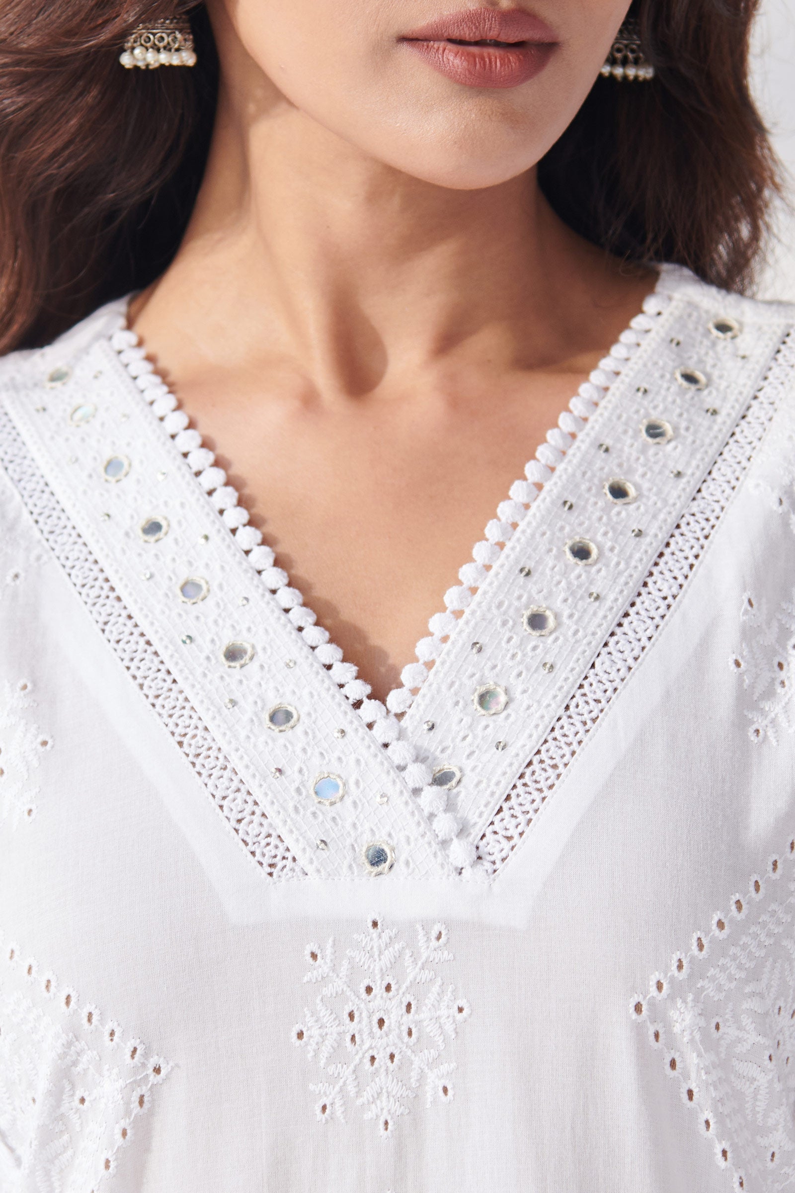 Mumtaz Tasnim White Kurta