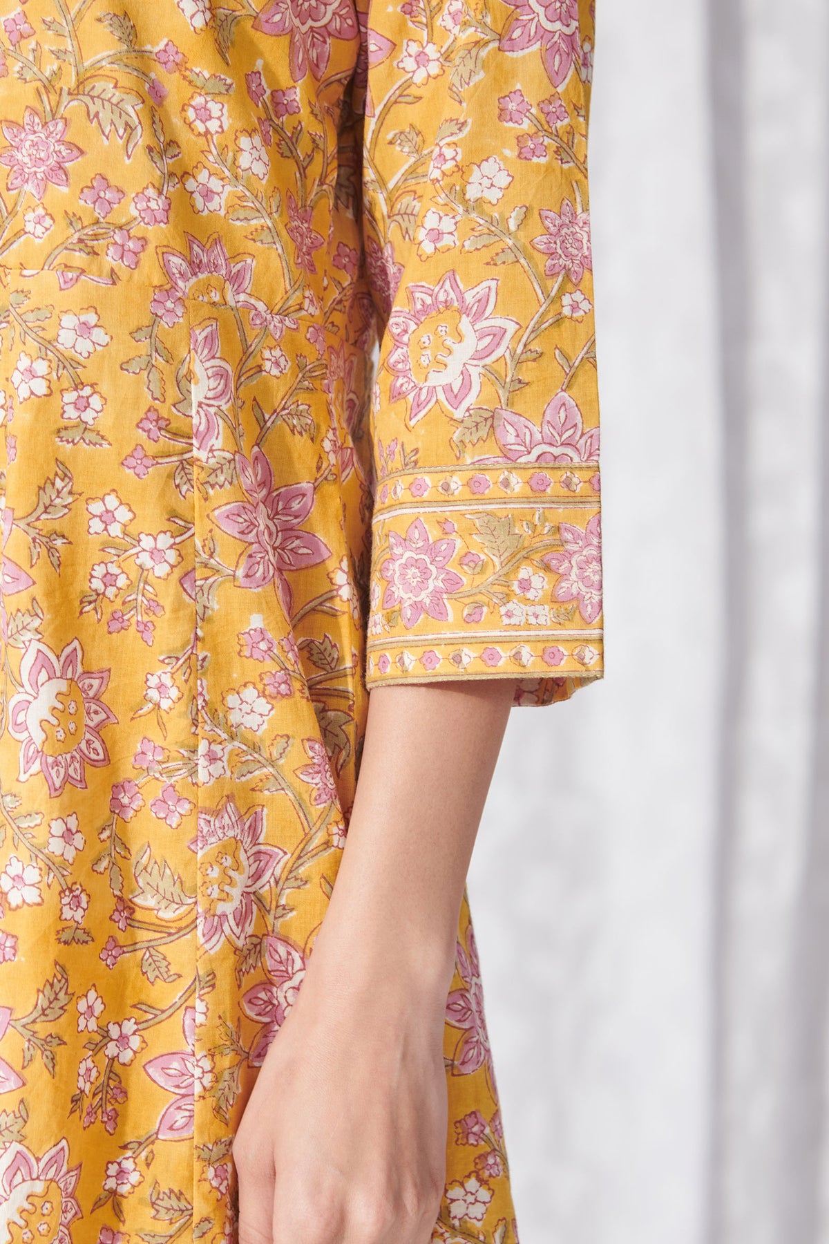 Gulbahar Rosana Sanganeri Kurta