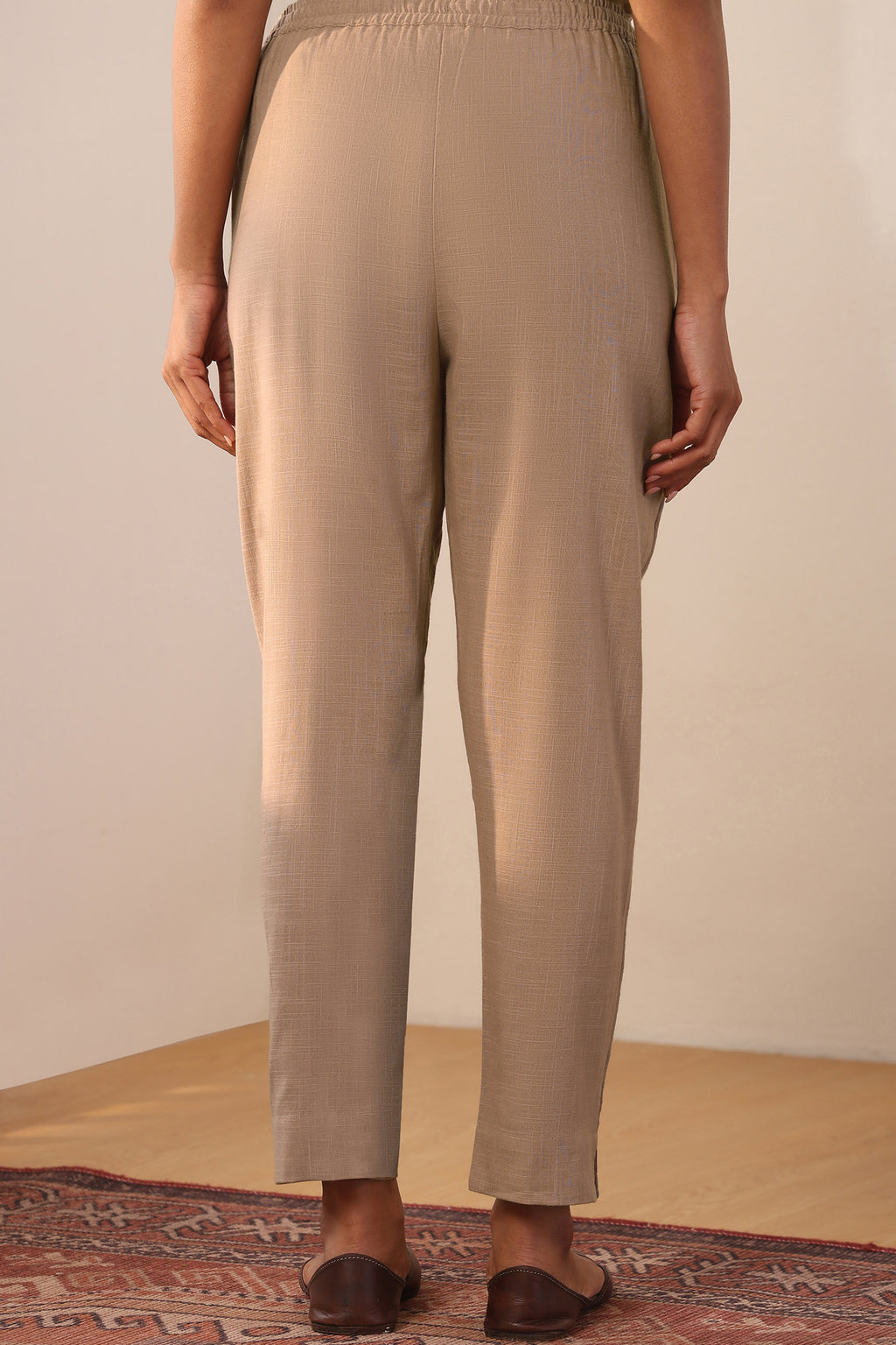 Roza Zeniya Grey Narrow Pants
