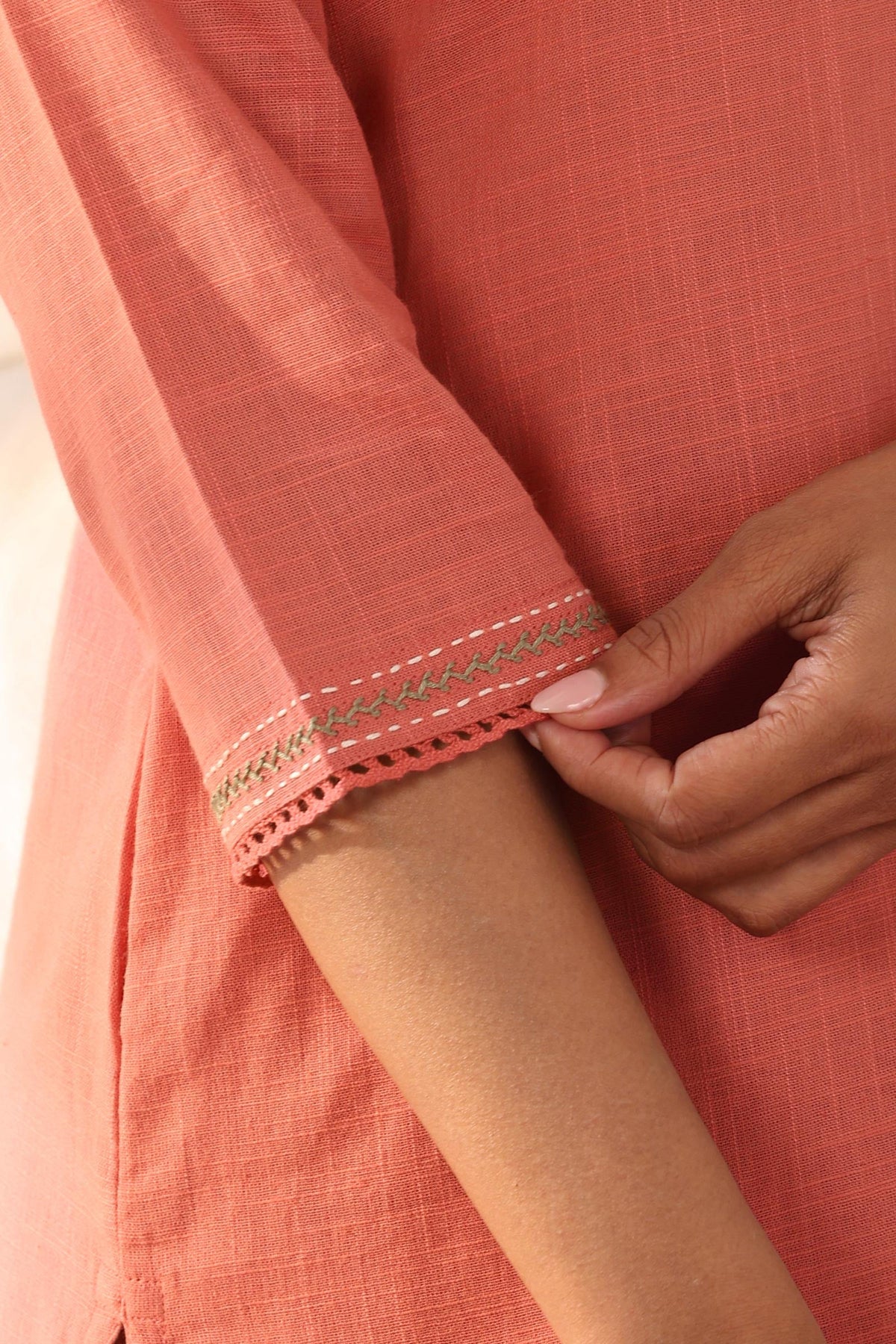 Surplus: Roza Raima Pink Kurta