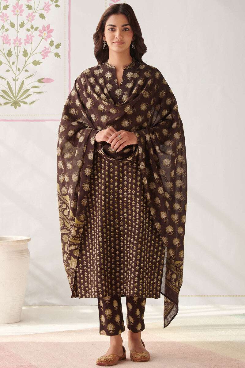 Sehra Mahi Bagru Kurta
