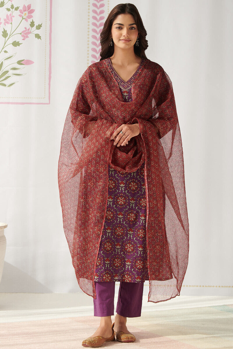 Gauhar Nahida Sanganeri Dupatta