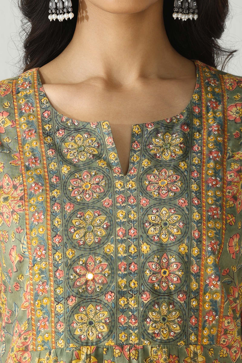 Nayanjal Zainab Sanganeri Kurta