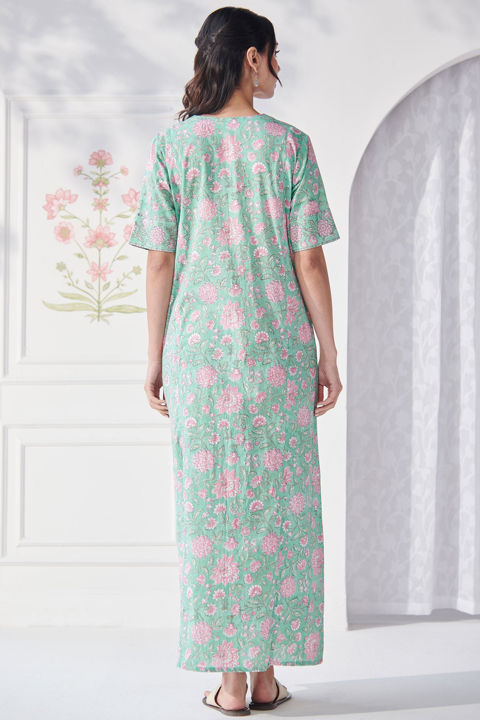 Gulbahar Rania Sanganeri Kaftan