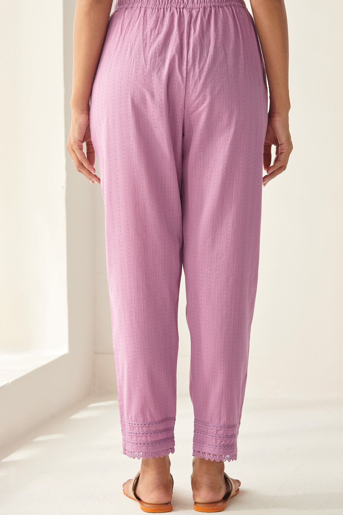 Roza Mahek Purple Narrow Pants