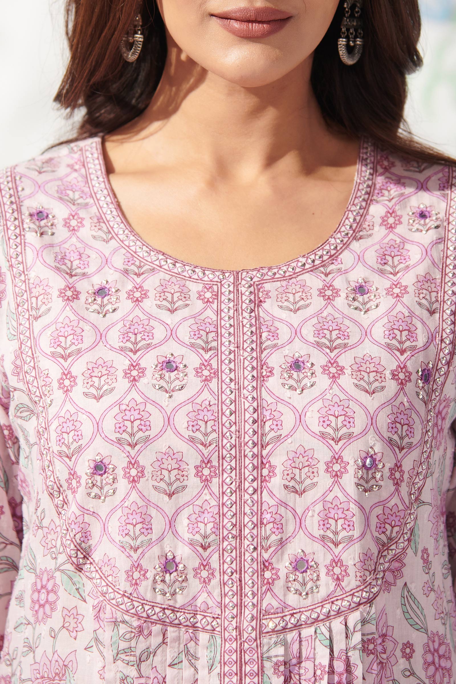 Gulbahar Aliza Sanganeri Kurta