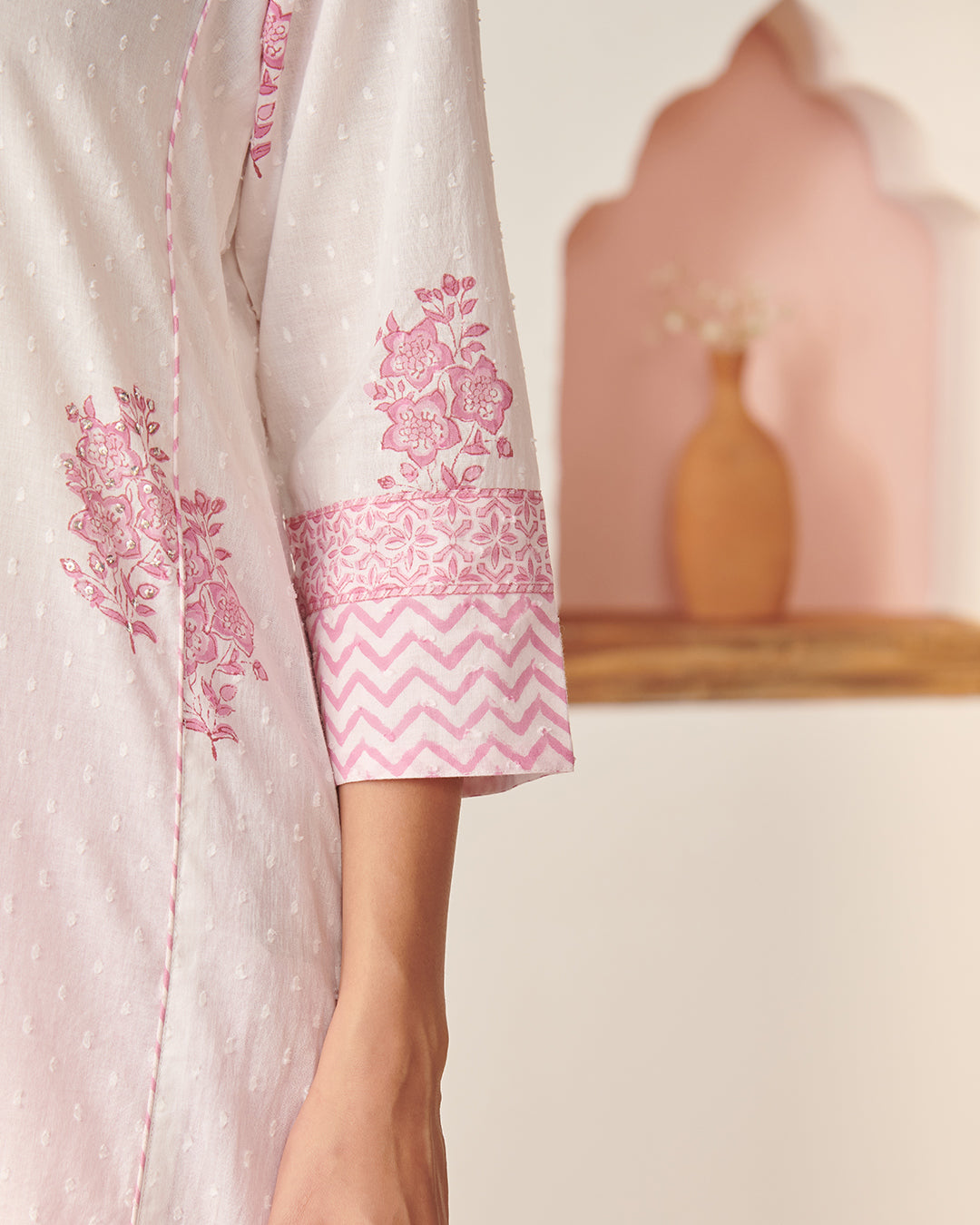 Rosheen Asfiya Sanganeri Kurta