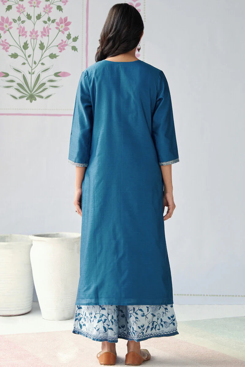 Mehrunissa Nazia Chanderi Kurta