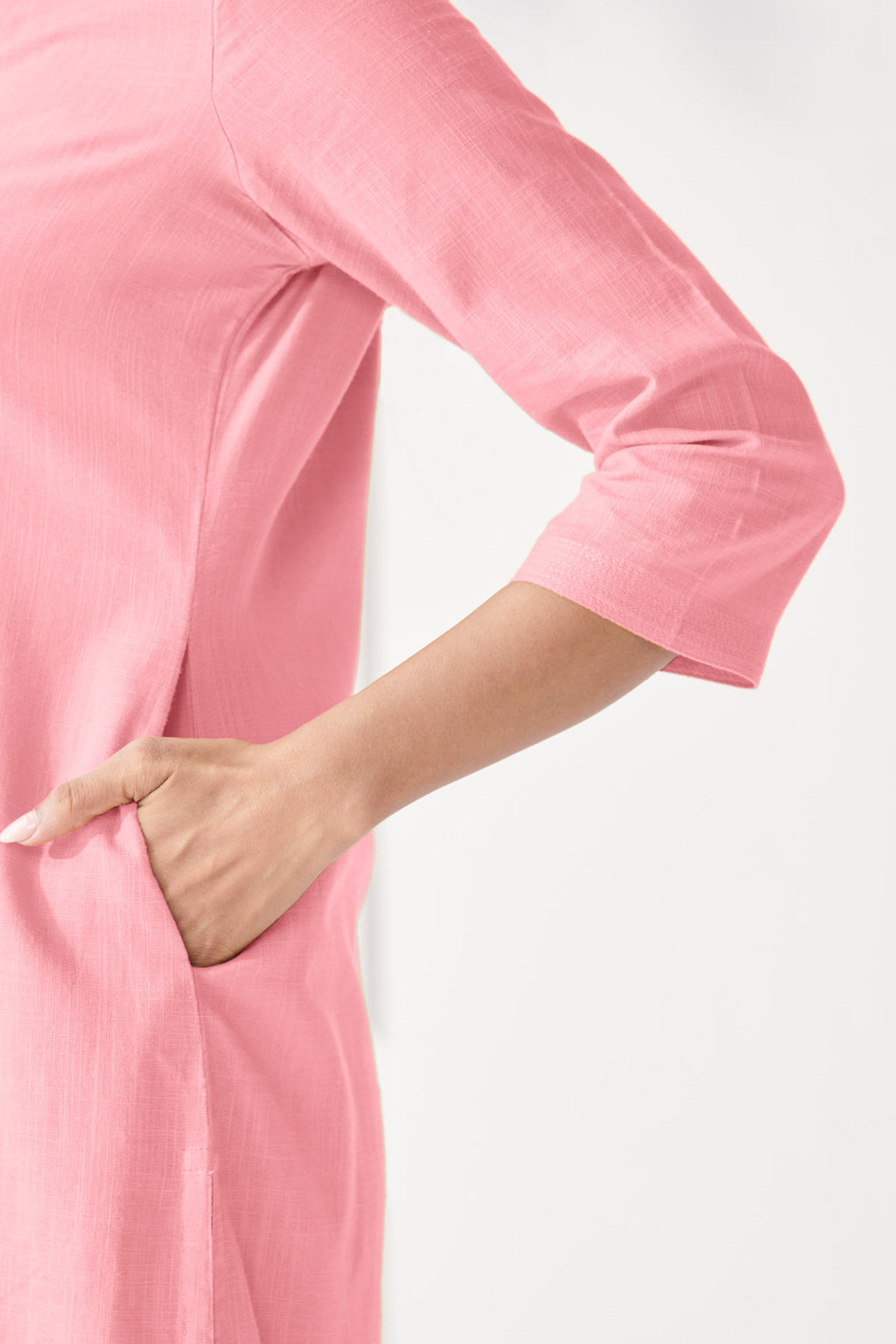 Roza Fariah Candy Pink Kurta