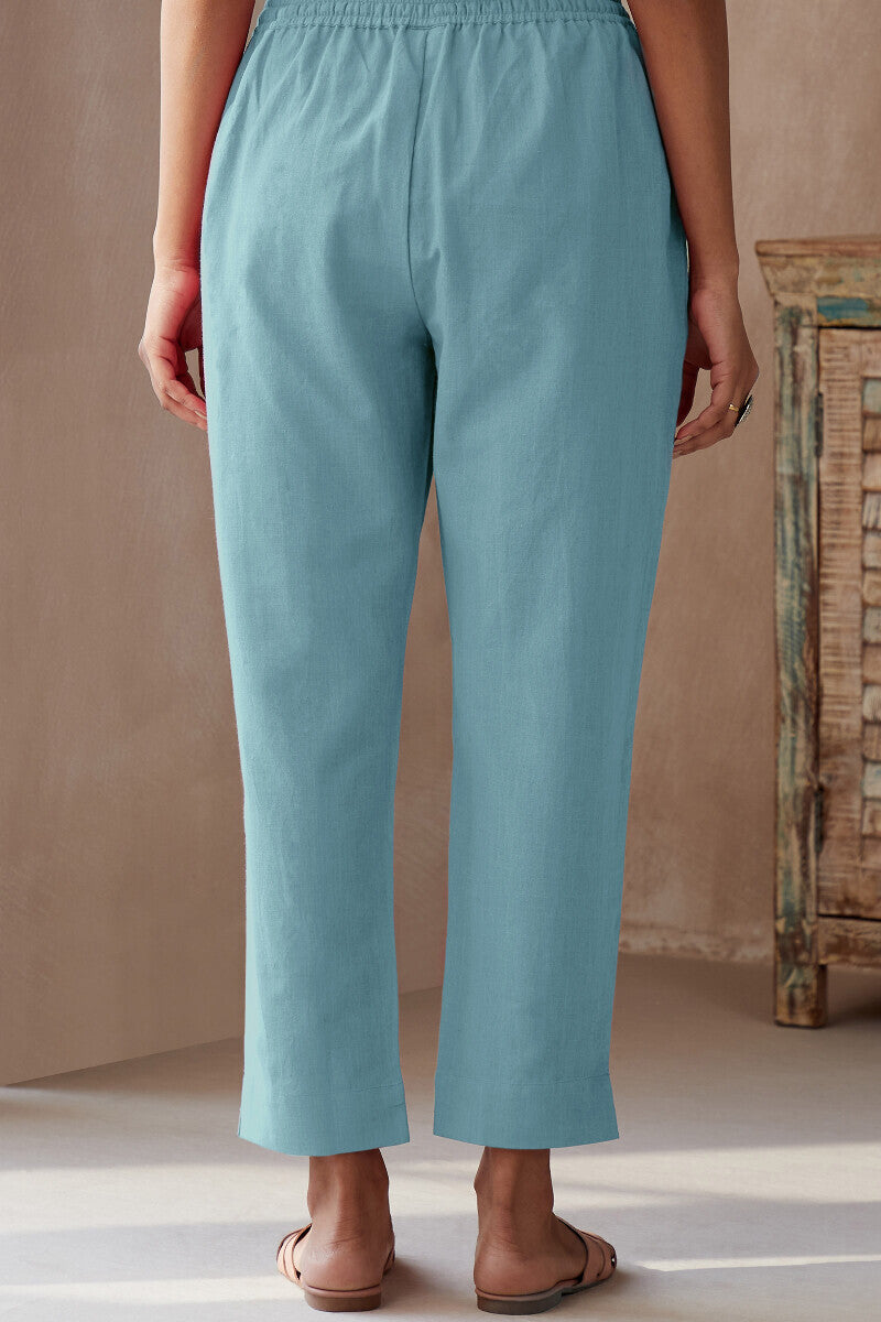 Mirza Sehreen Blue Narrow Pants