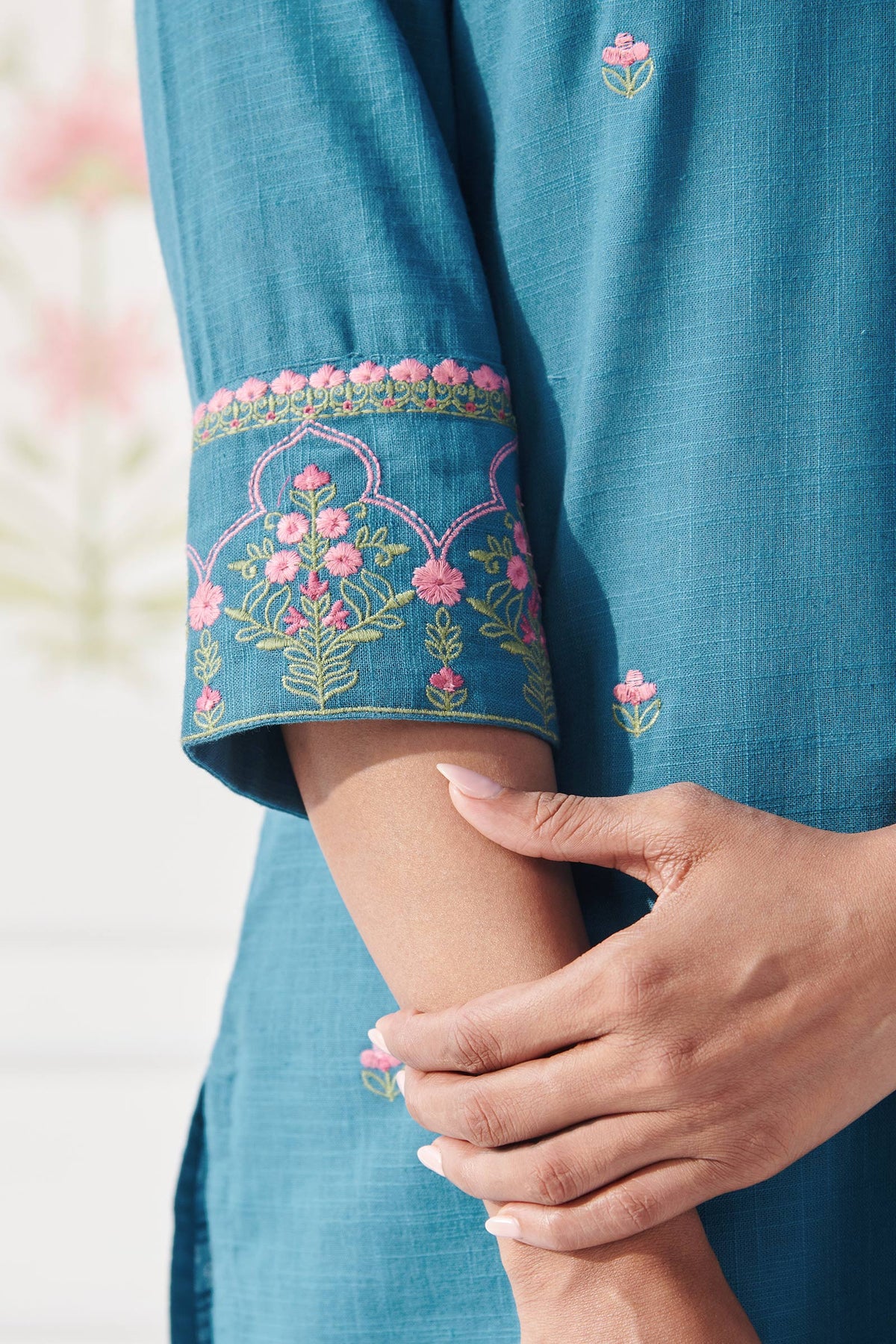 Mehraab Alisha Blue Kurta