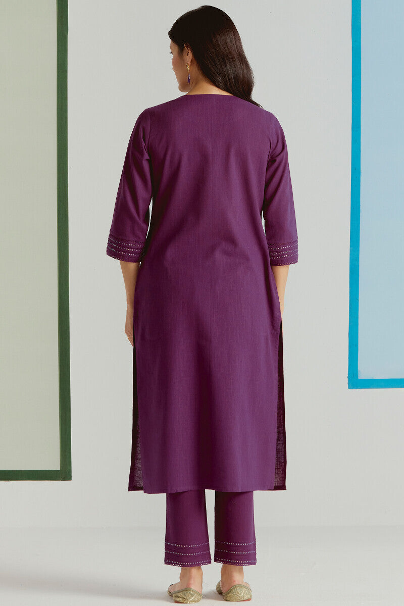 Roza Seerat Purple Kurta