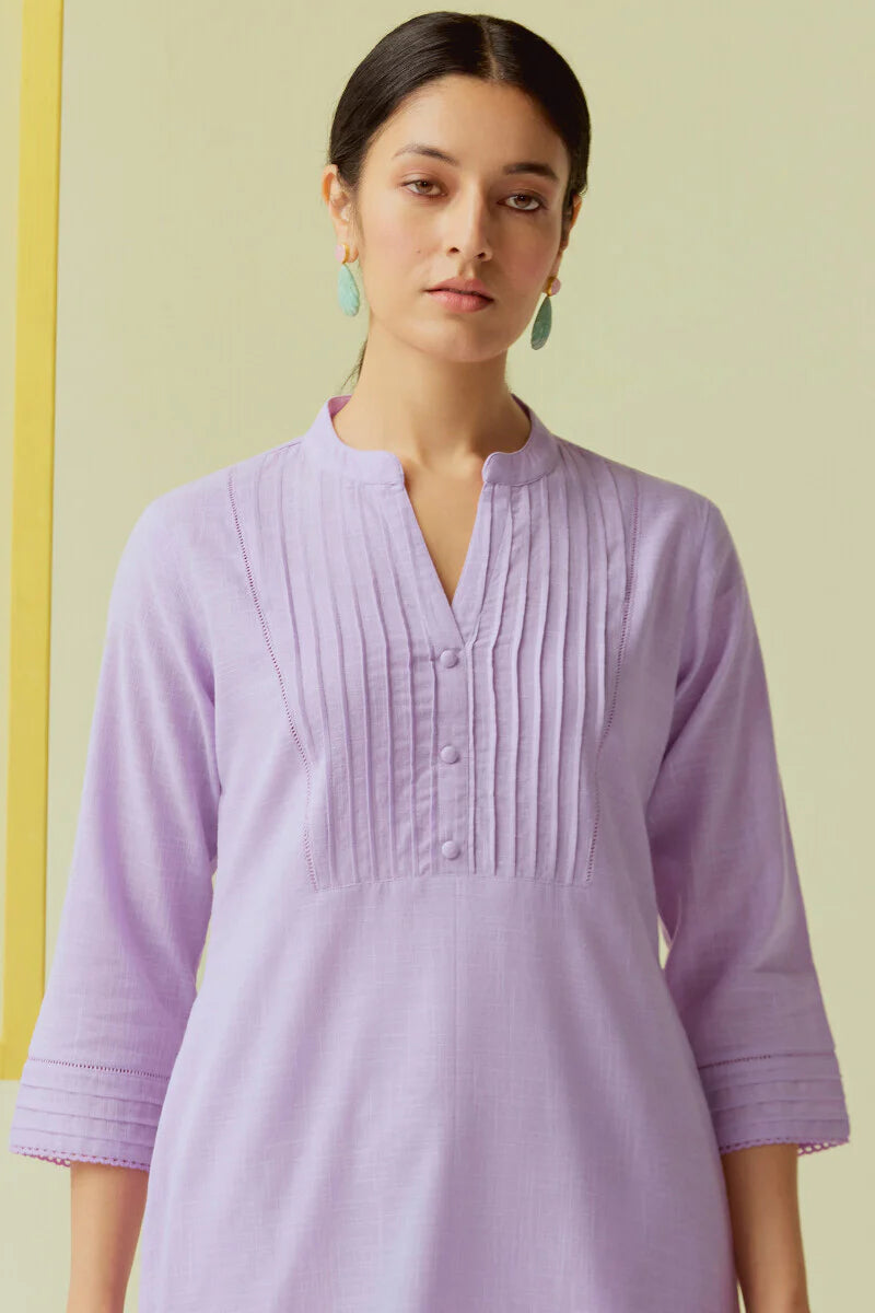 Surplus: Roza Nida Lavender Kurta