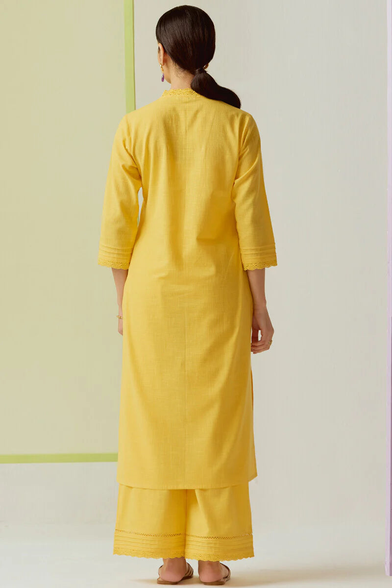 Surplus: Roza Sehreen Yellow Kurta