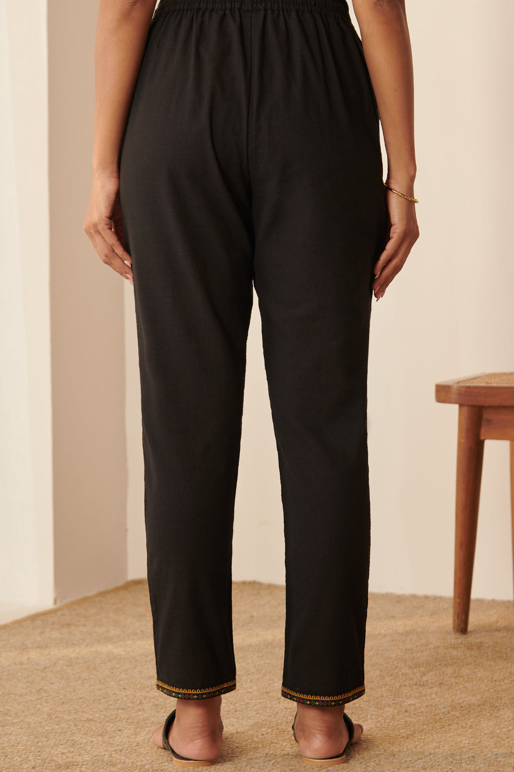 Surplus: Mehraab Nahiza Black Narrow Pants