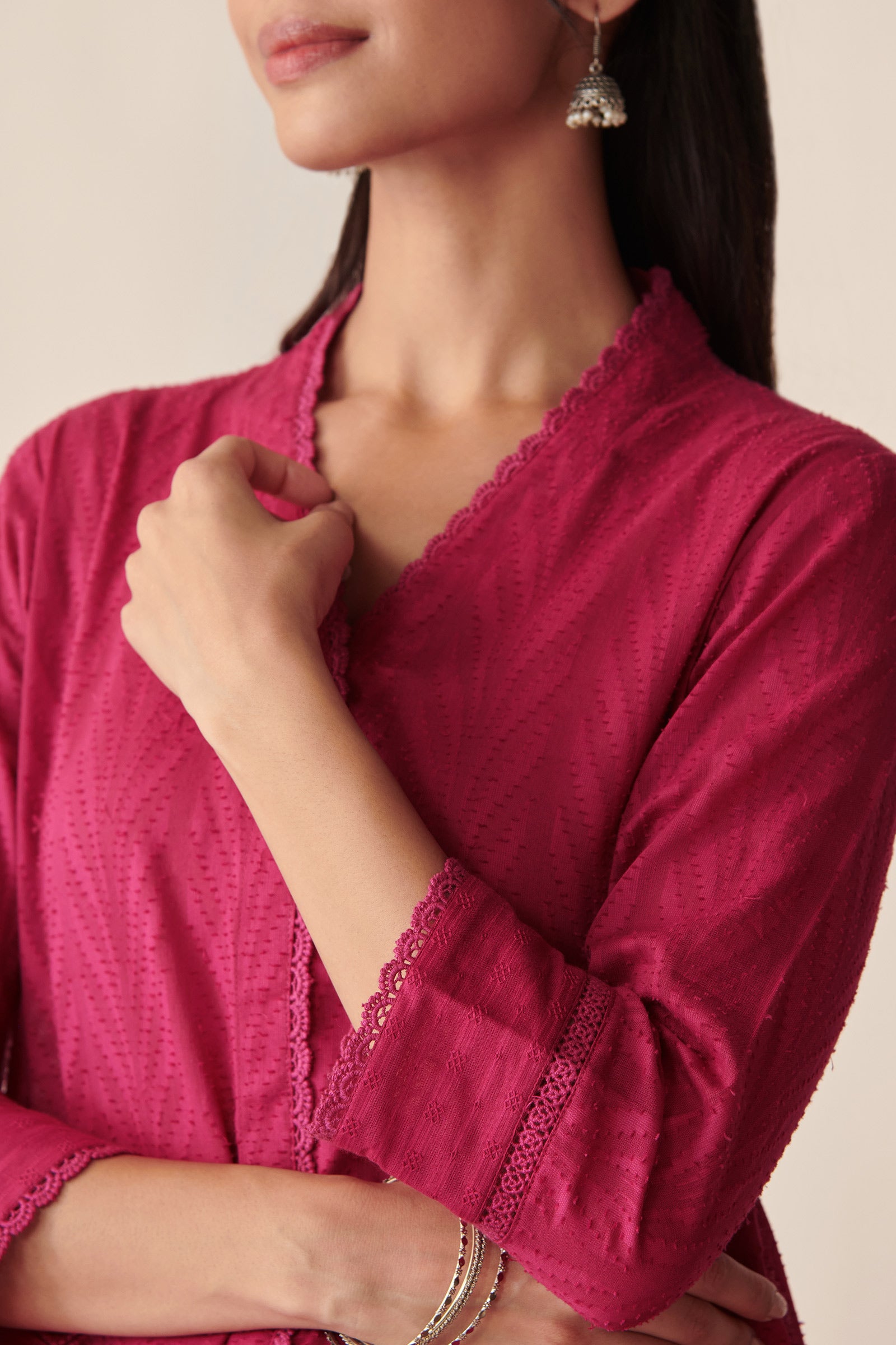 Roza Naimat Rani Pink Kurta