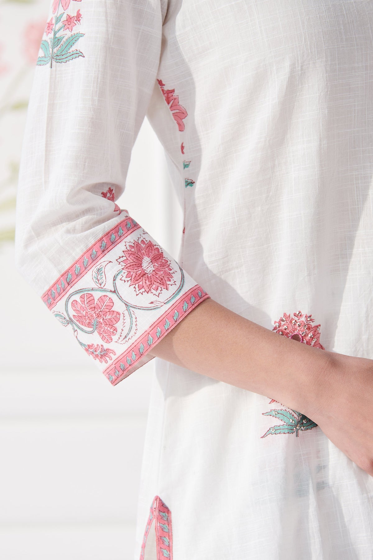 Gulbahar Bahara Sanganeri Kurta