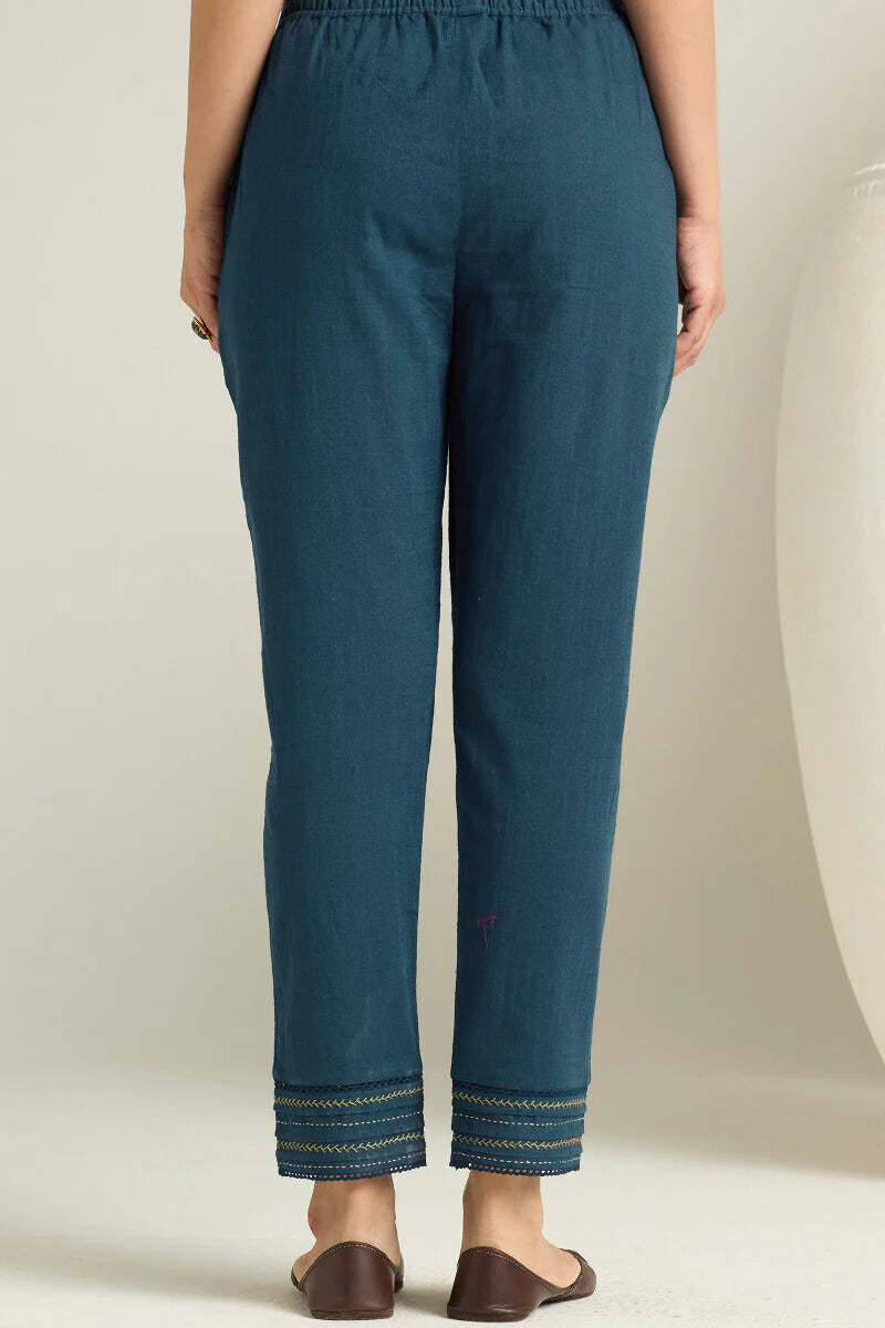 Surplus: Kashida Kiara Navy Blue Narrow Pants
