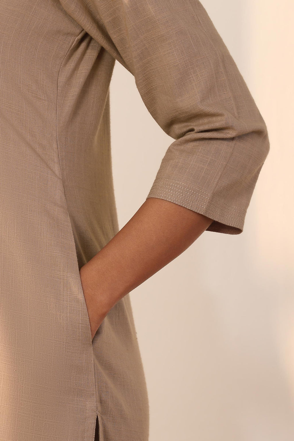 Roza Zeniya Grey Kurta