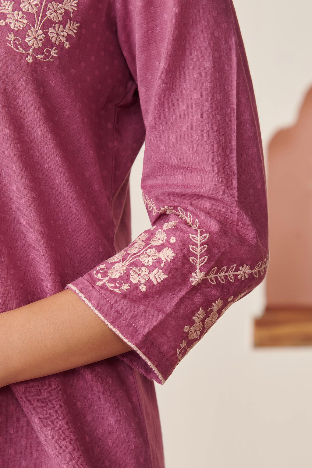 Mehraab Nisa Purple Kurta