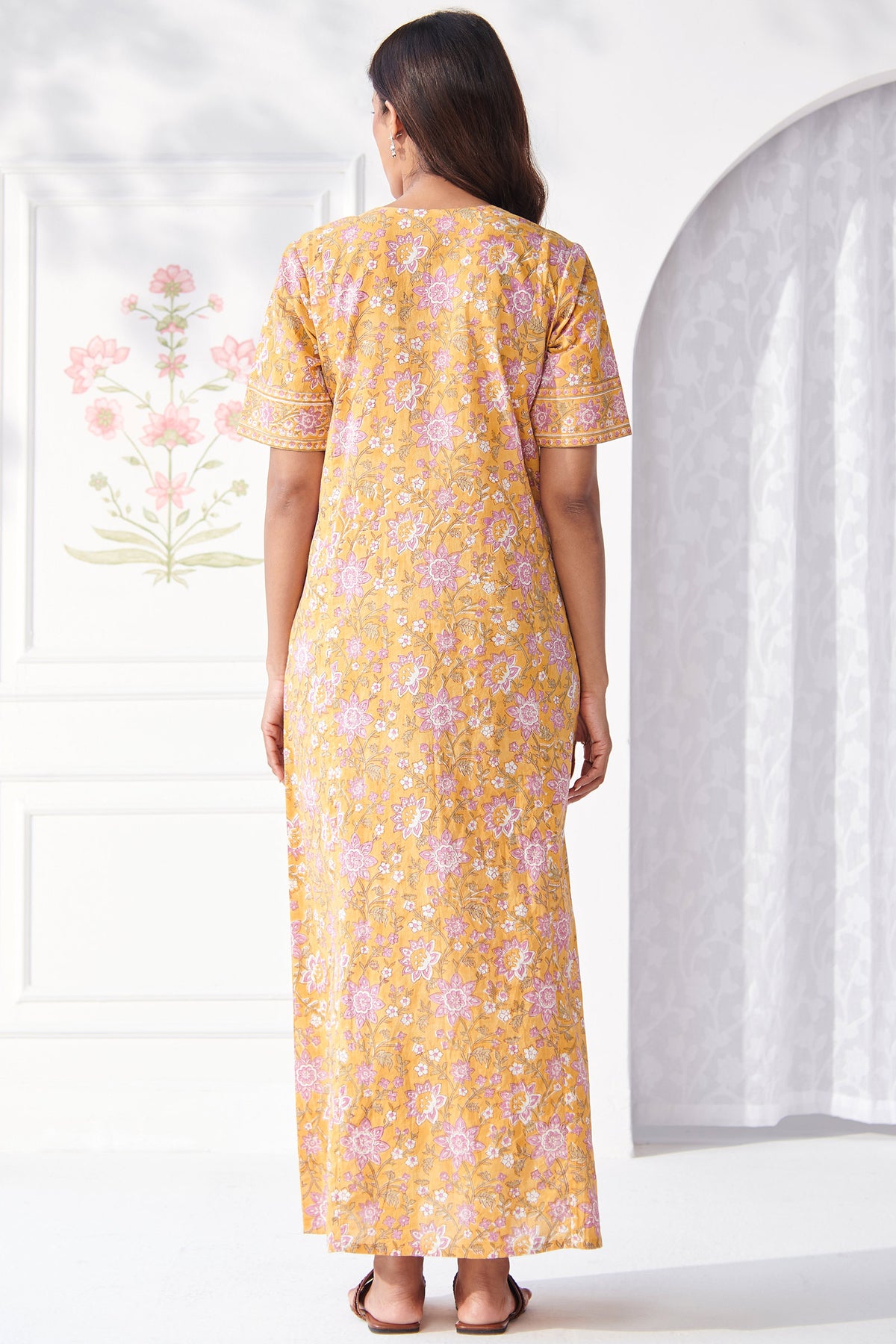 Gulbahar Shaheena Sanganeri Kaftan