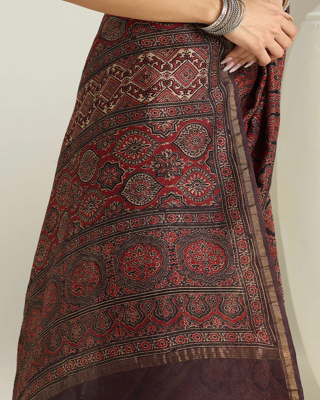 Surplus: Sehra Nahida Ajrakh Chanderi Saree