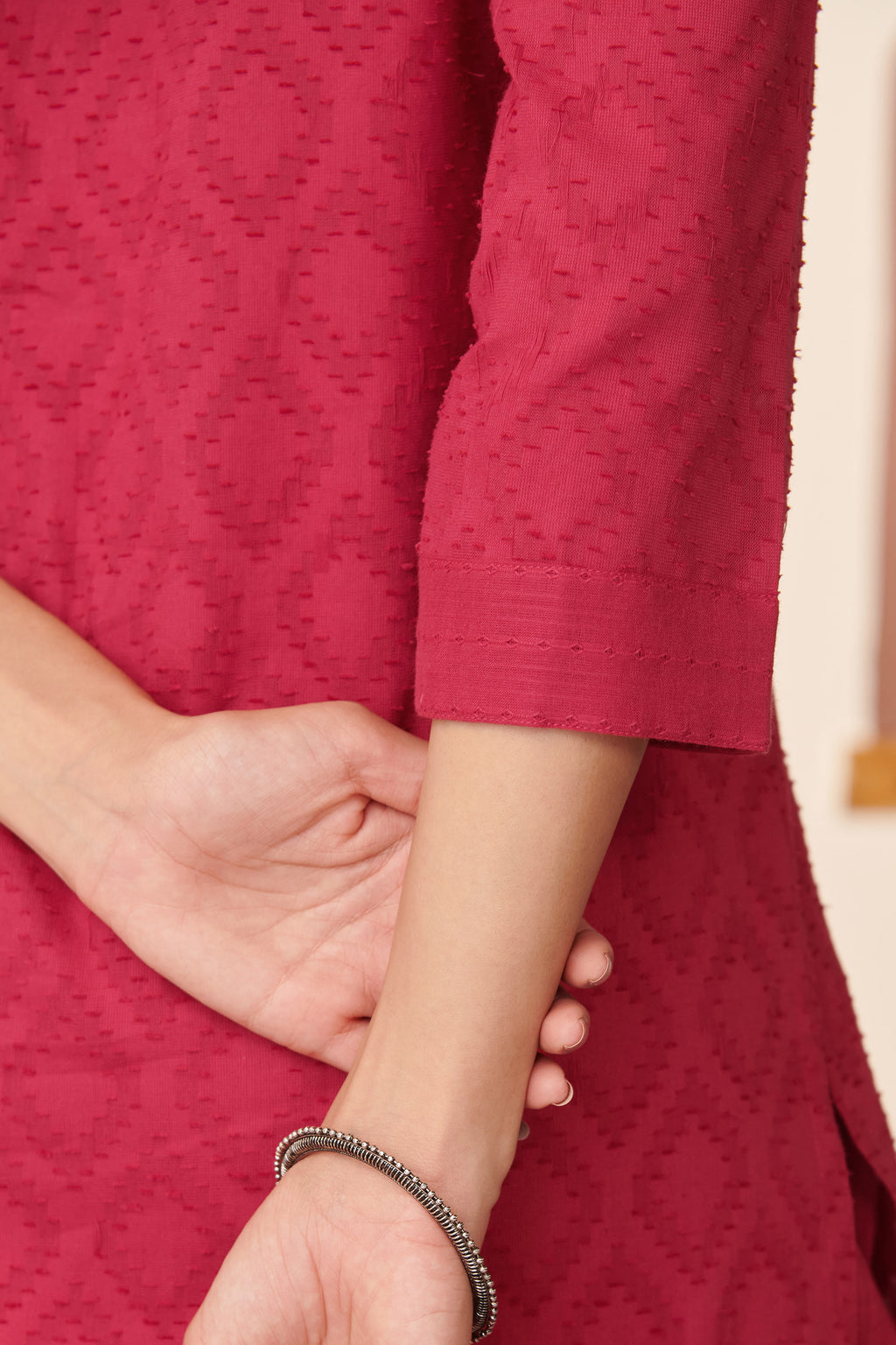Roza Rosana Berry Pink Kurta