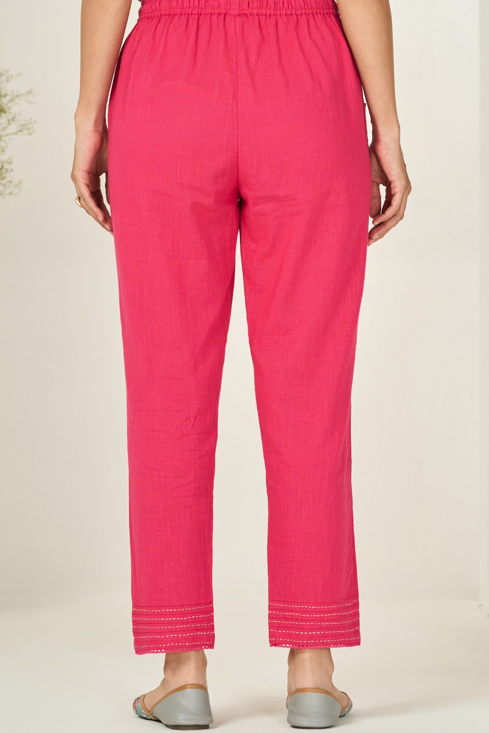 Surplus: Roza Mira Fuchsia Narrow Pants