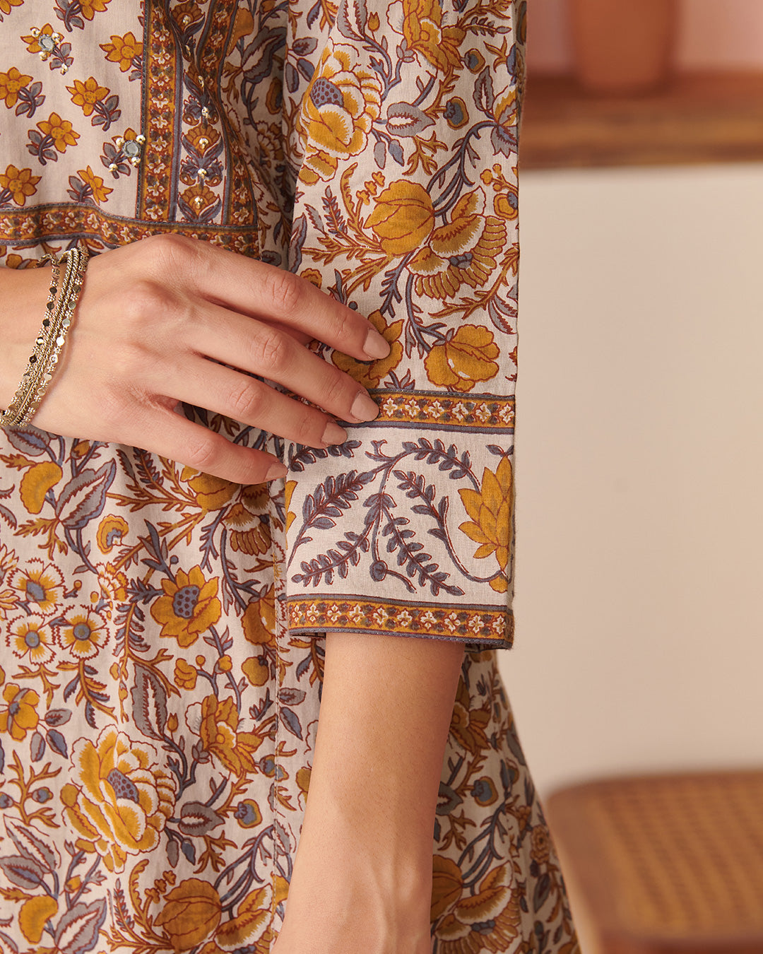 Gauhar Zafiya Sanganeri Kurta