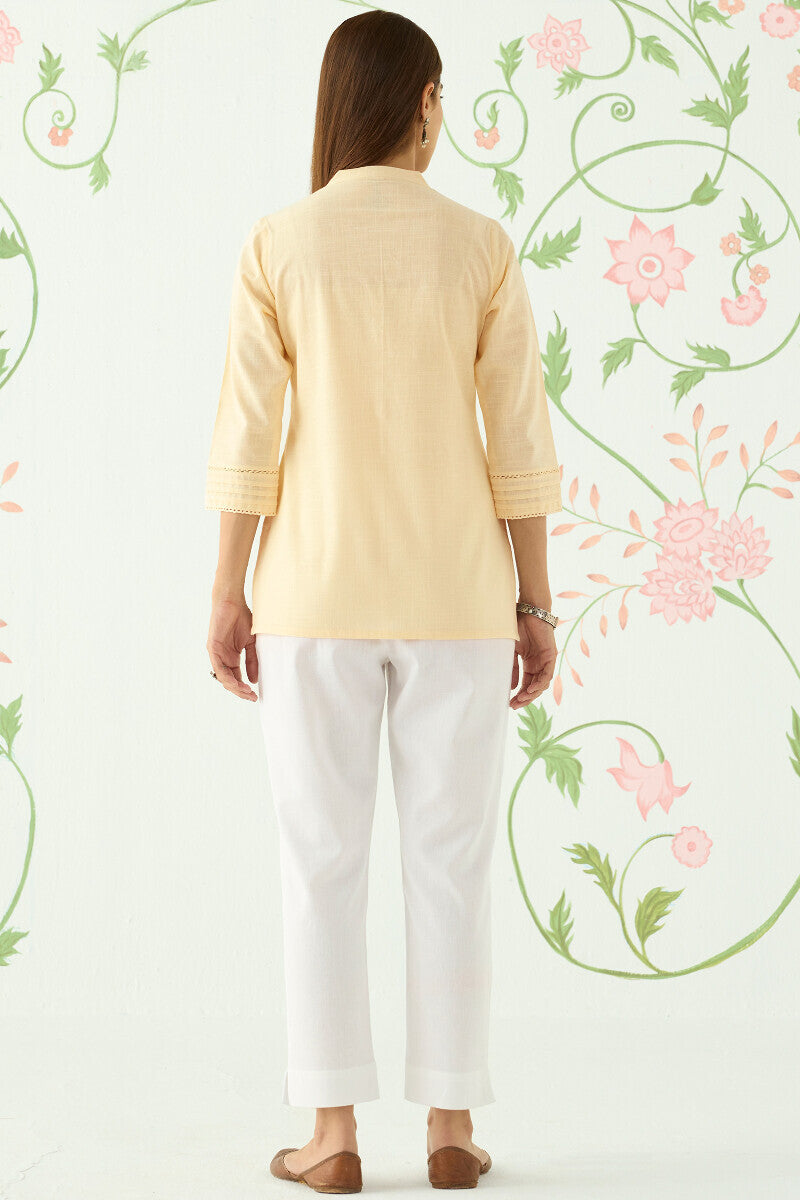 Roza Seerat Cream Top