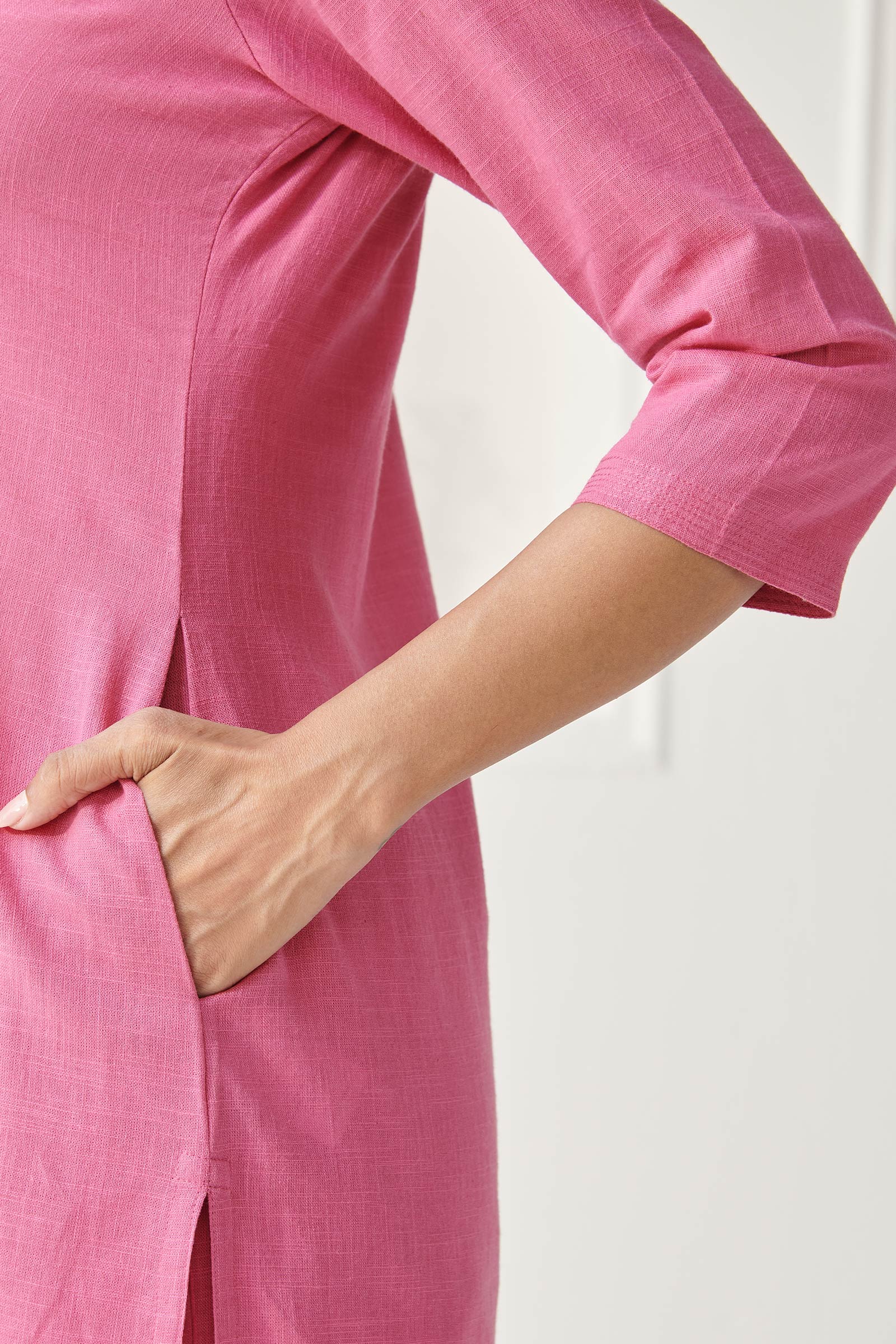 Roza Rehana Pink Kurta