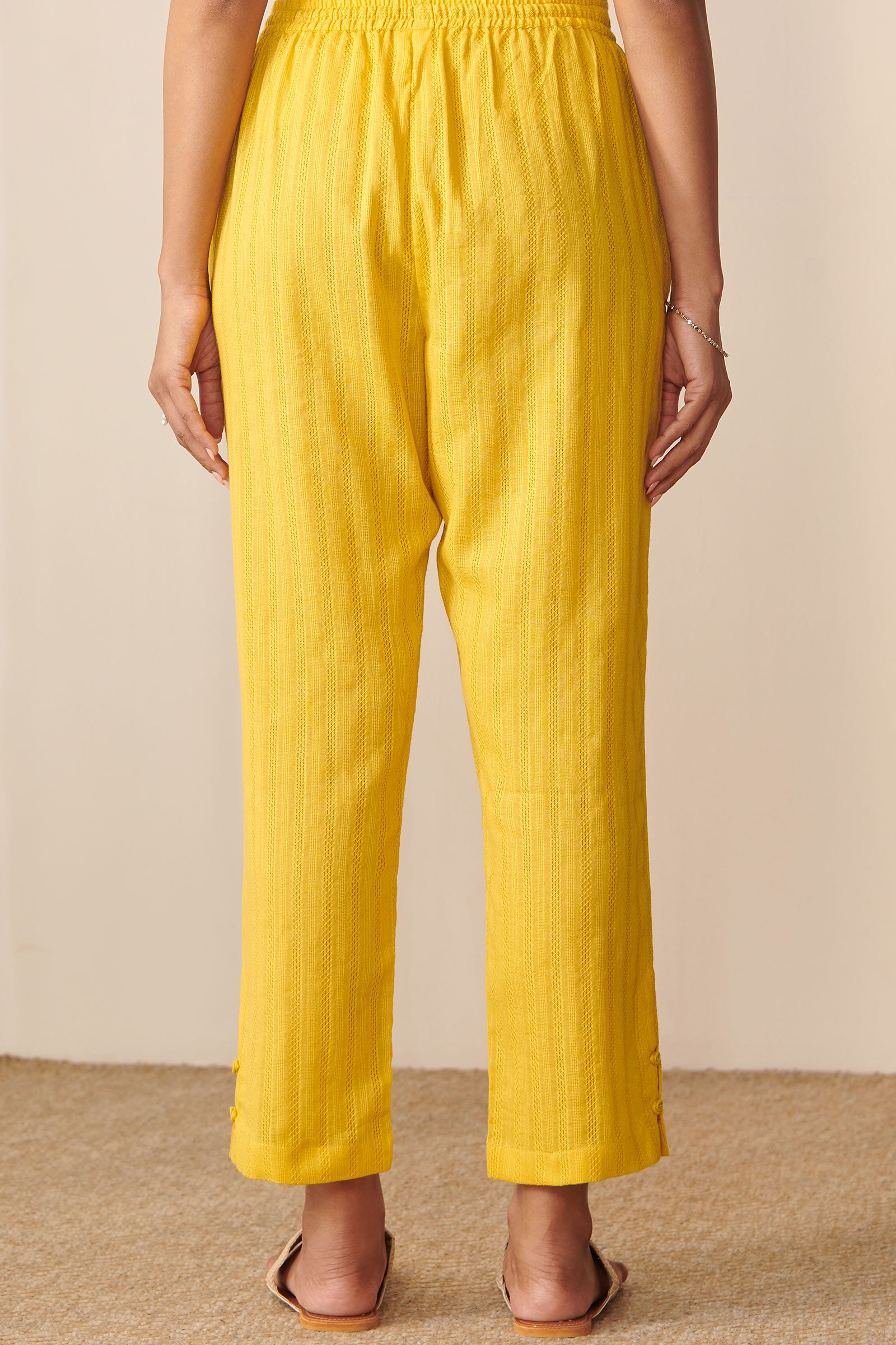Roza Rahima Bamboo Yellow Pants