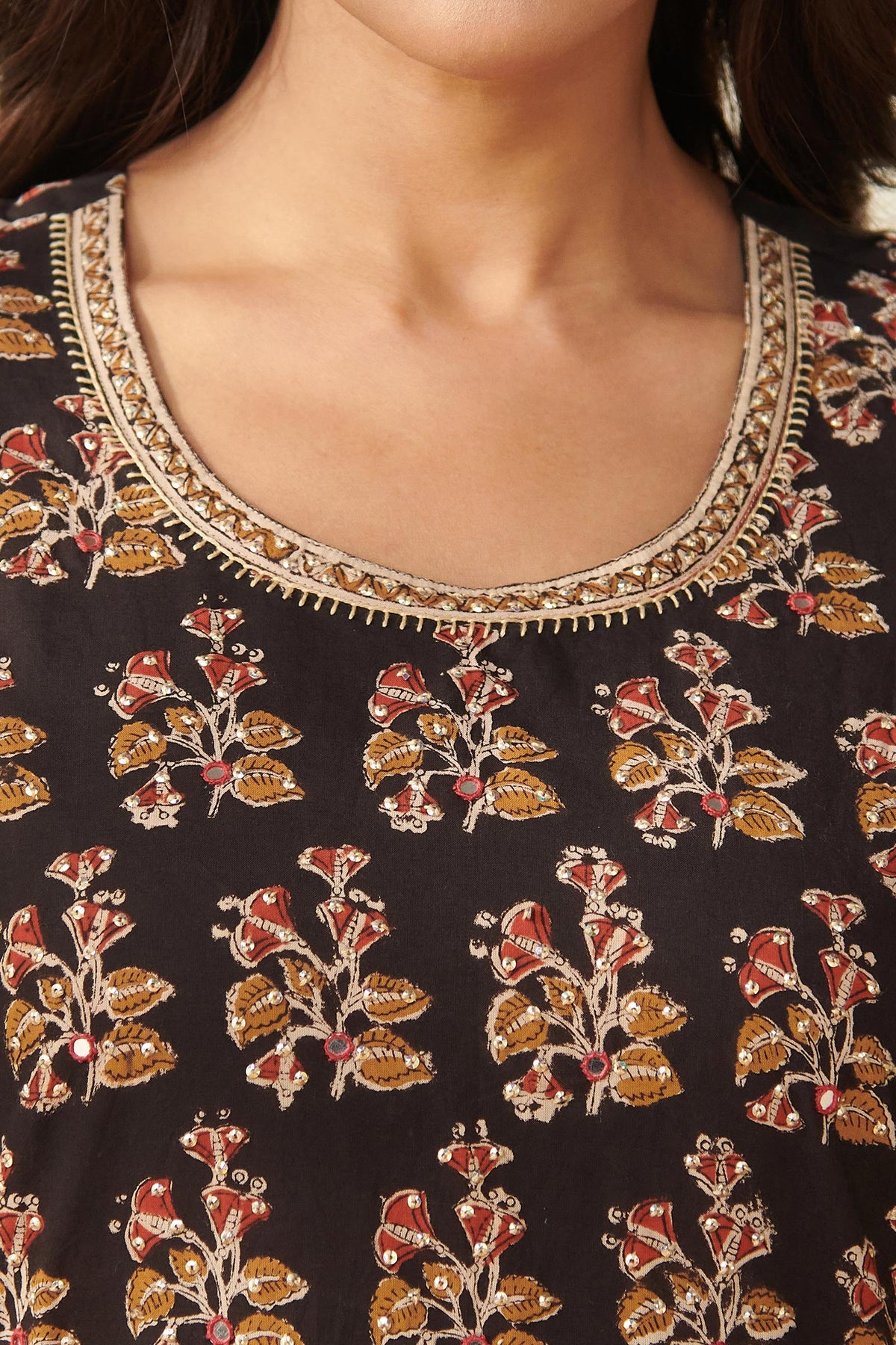 Sehra Yasmine Bagru Kurta