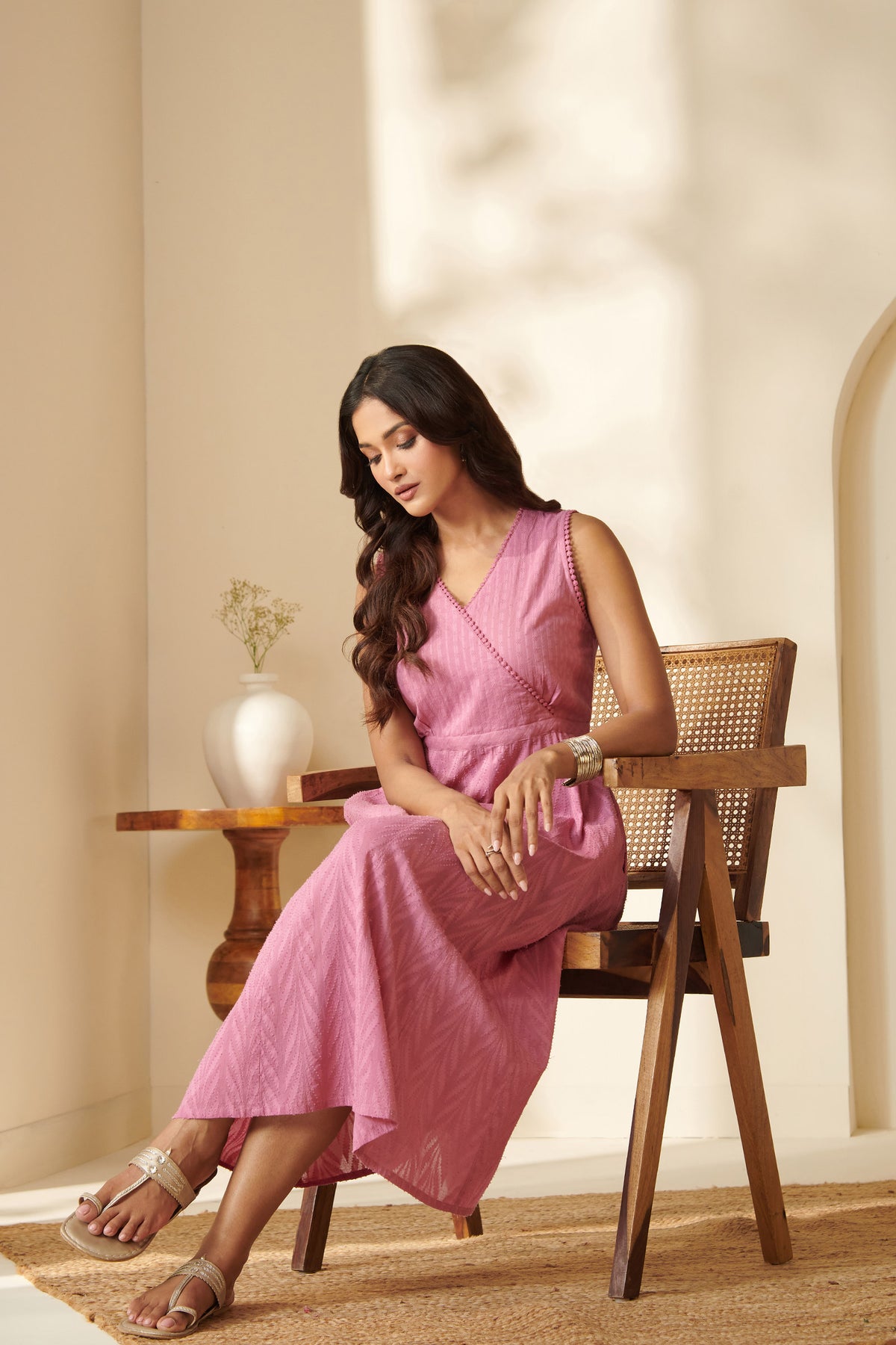 Roza Riya Pink Dress