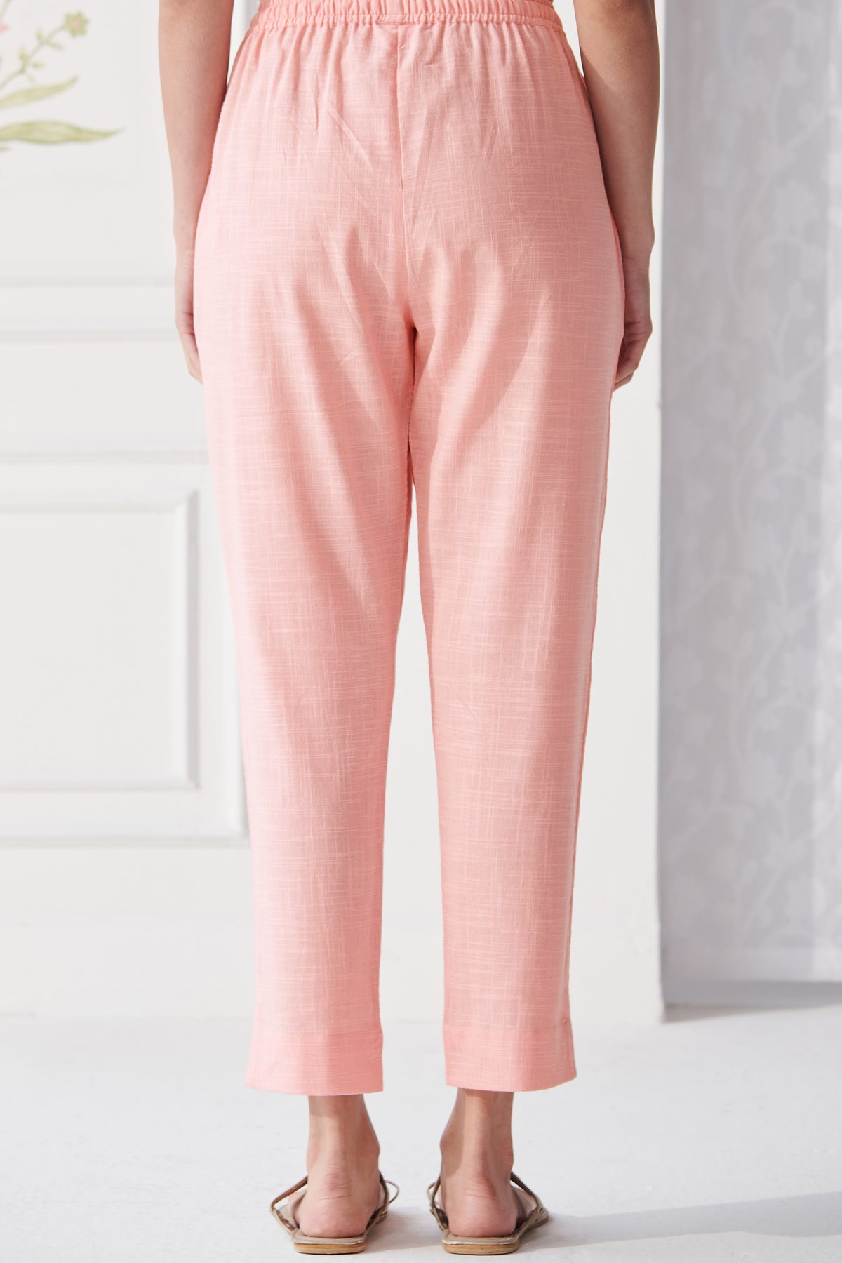 Roza Anahita Peach Narrow Pants
