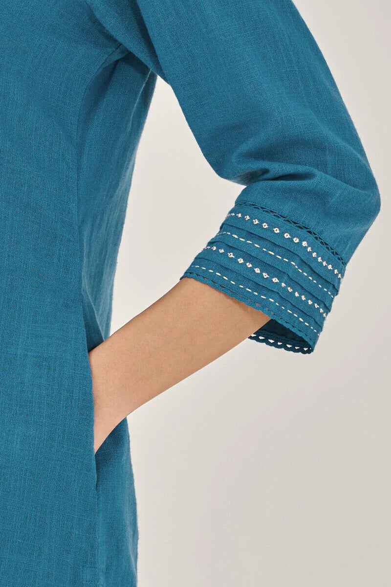 Surplus: Roza Zara Blue Kurta