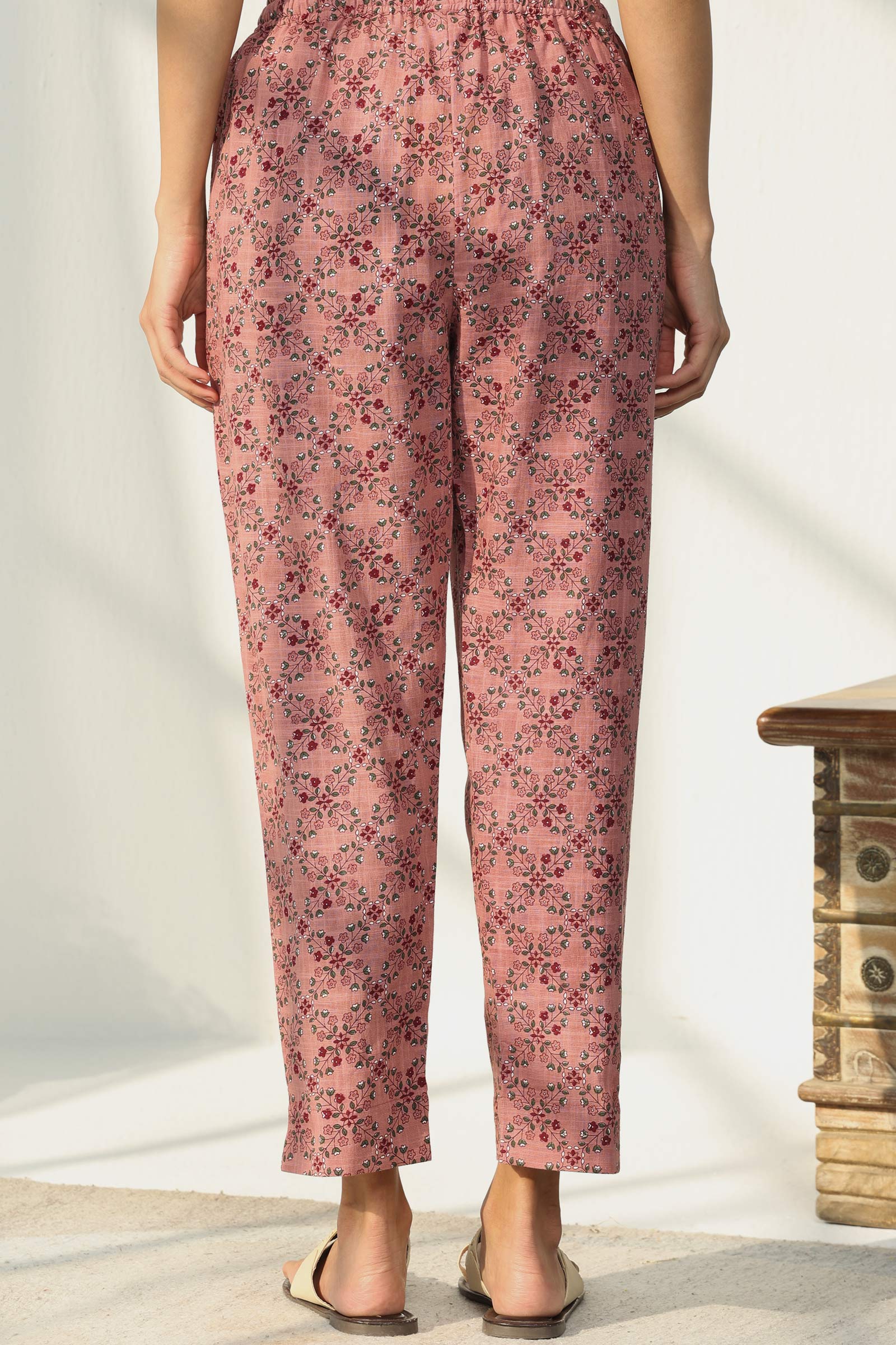Surplus: Rosheen Afra Sanganeri Narrow Pants