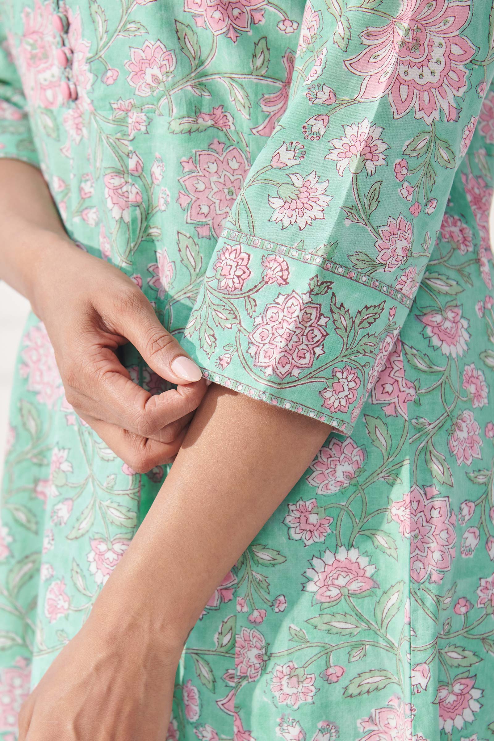 Gulbahar Sehr Sanganeri Kurta