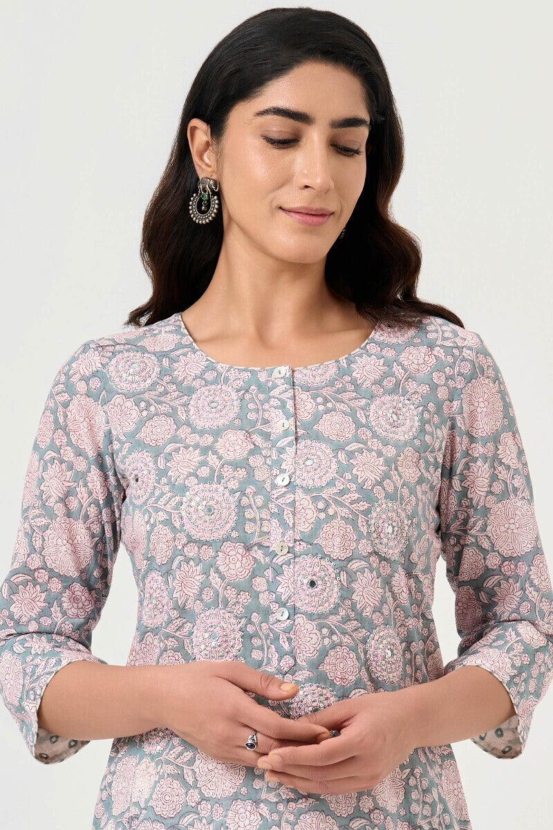 Neelofar Shabnam Sanganeri Kurta